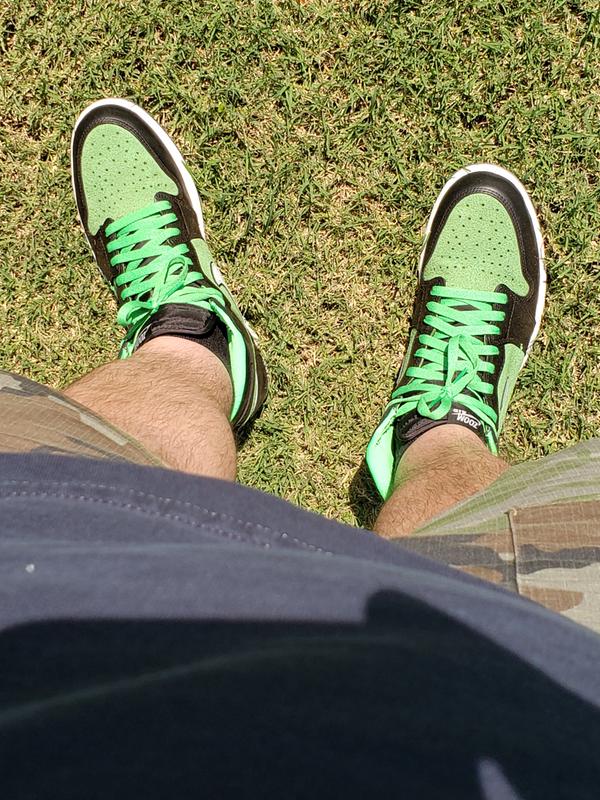 air jordan 1 hi zoom air green