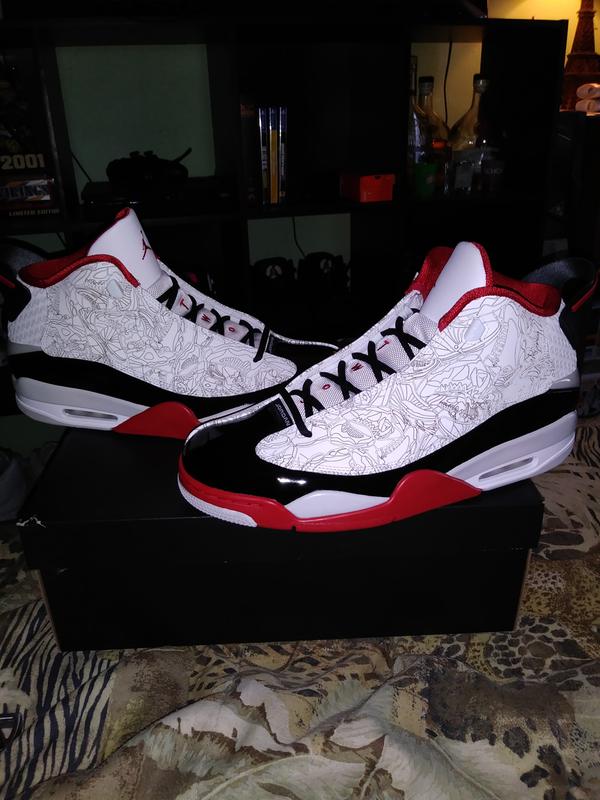 jordan dub zero white red