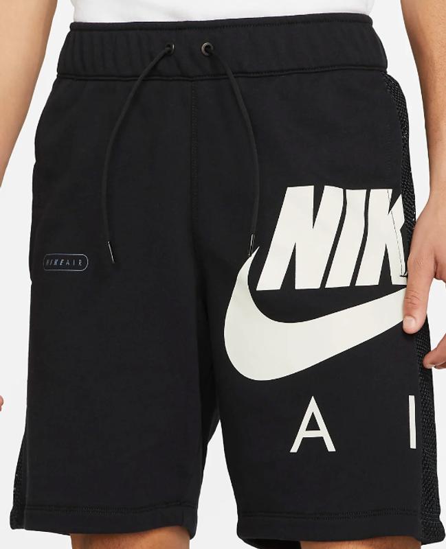 Nike Air Men's French Terry Shorts, Large, Sesame