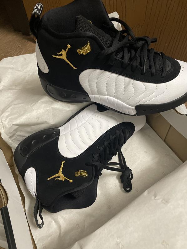 Jordan jumpman pro black on sale gold