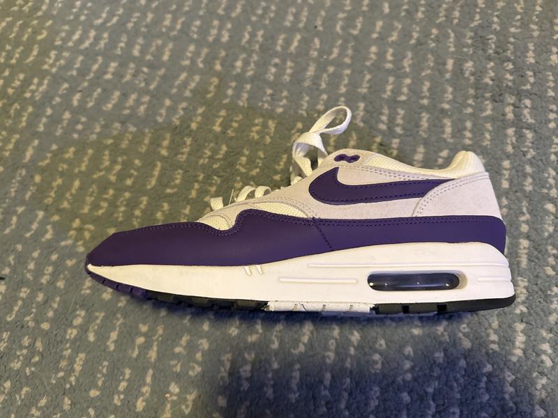 Nike Air Max 1 SC ホワイト/パープル Nike Air Max 1 SC Field Purple Men's - DZ4549-101 - US