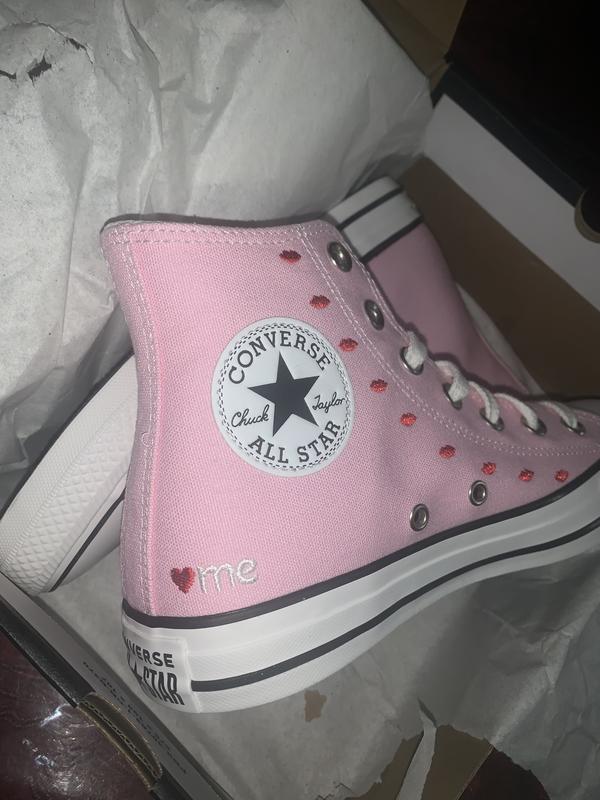 Love pink shop converse