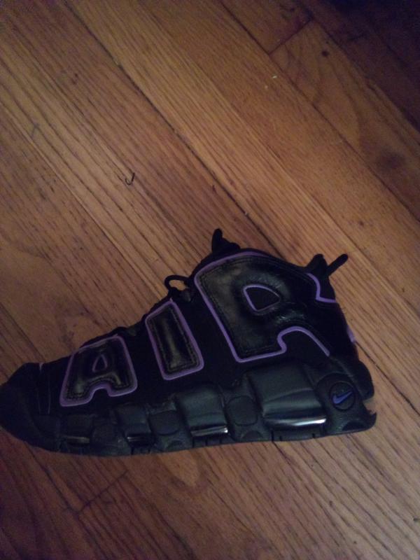 Nike Air More Uptempo '96 Black/Action Grape/Metallic Gold Men's Shoe -  Hibbett