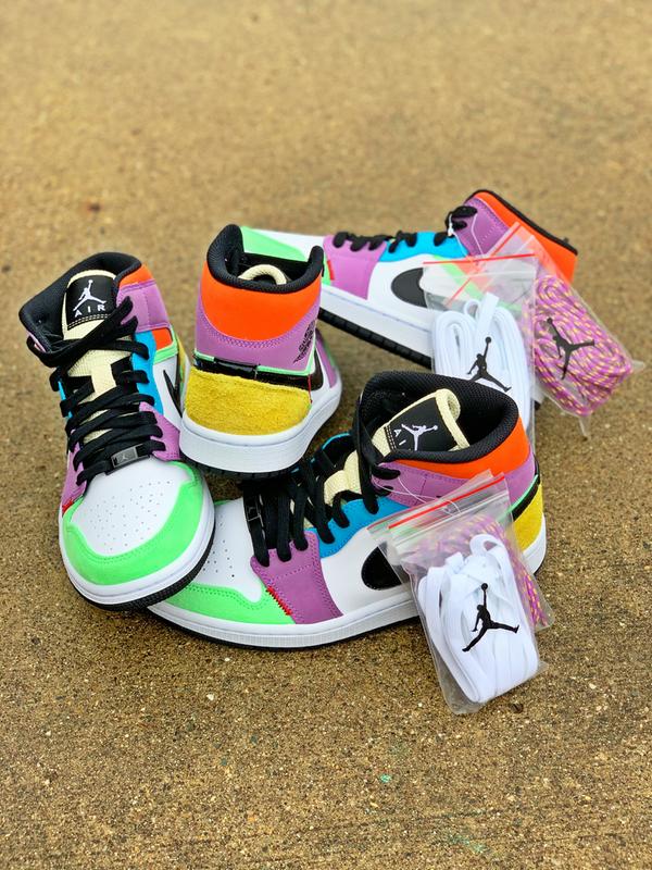 jordan 1 womens colorful