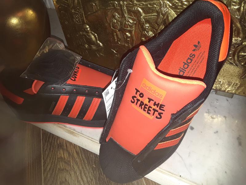 adidas superstar laceless orange