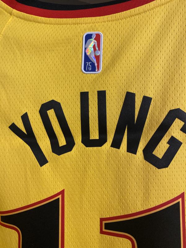 Trae Young Hawks 75th Anniversary Jersey Nike New Size L