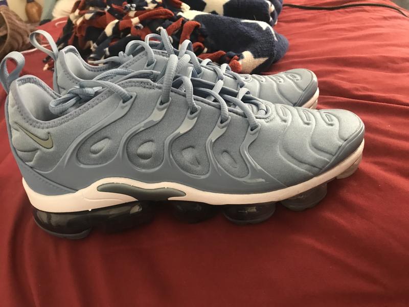 Nike air vapormax plus work blue/cool grey hotsell men's shoe