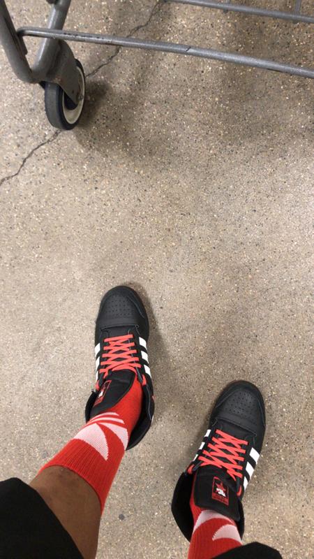 adidas top ten black red