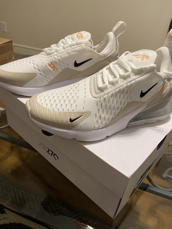 air max 270 white black desert sand