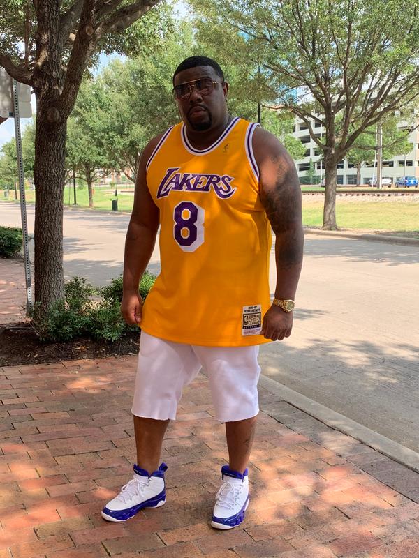 Mitchell & Ness Kobe Bryant Lakers Neapolitan Hardwood Classics 96-97 Swingman Jersey by Devious Elements App 2XL