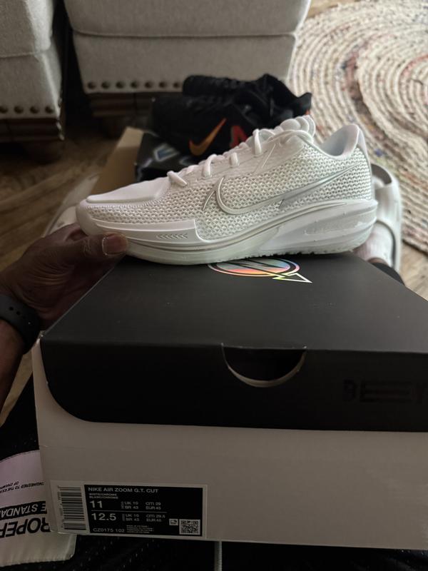 Nike G.T. Cut White Low-Profile Basketball Shoe | Hibbett