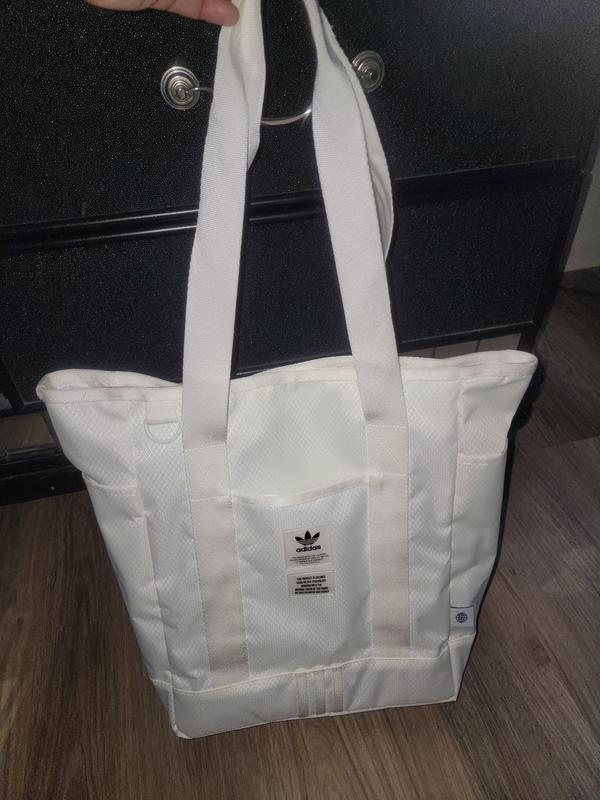 adidas Originals tote bag in white and mutli