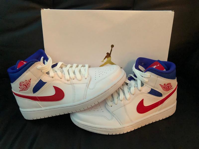 air jordan 1 white red royal