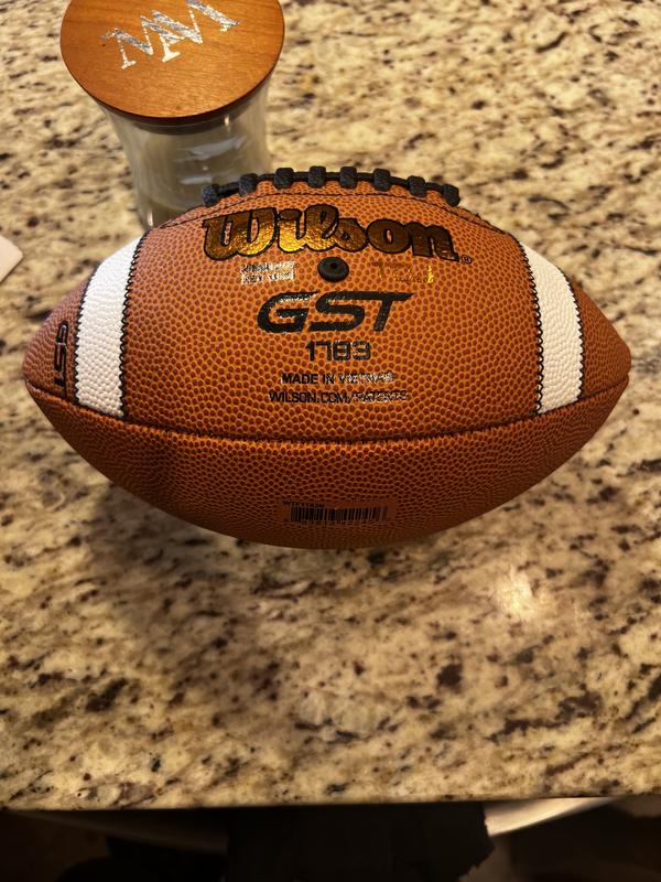 Football Americano Professionale Pallone Da Football Americano Wilson NCAA 1003 GST - Colore Marrone Pallone Quatar Mondiali - Foto 9