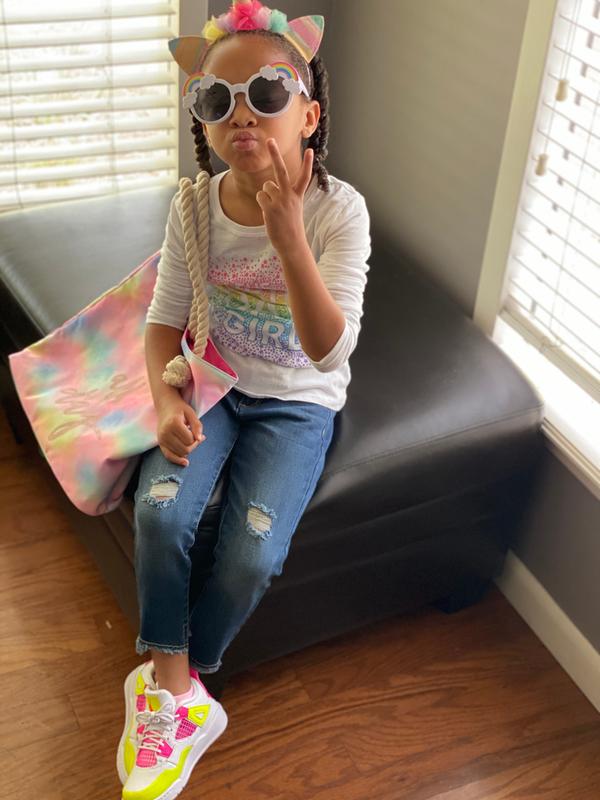 white lemon pink jordan 4