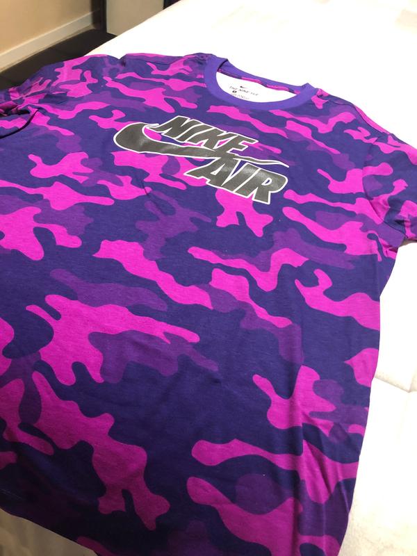 purple camo shirt nike