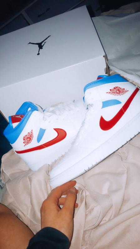 jordan 1 white red royal