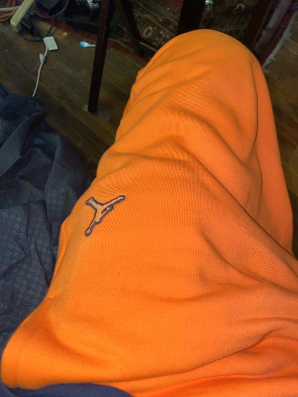 Orange jordan online sweatsuit