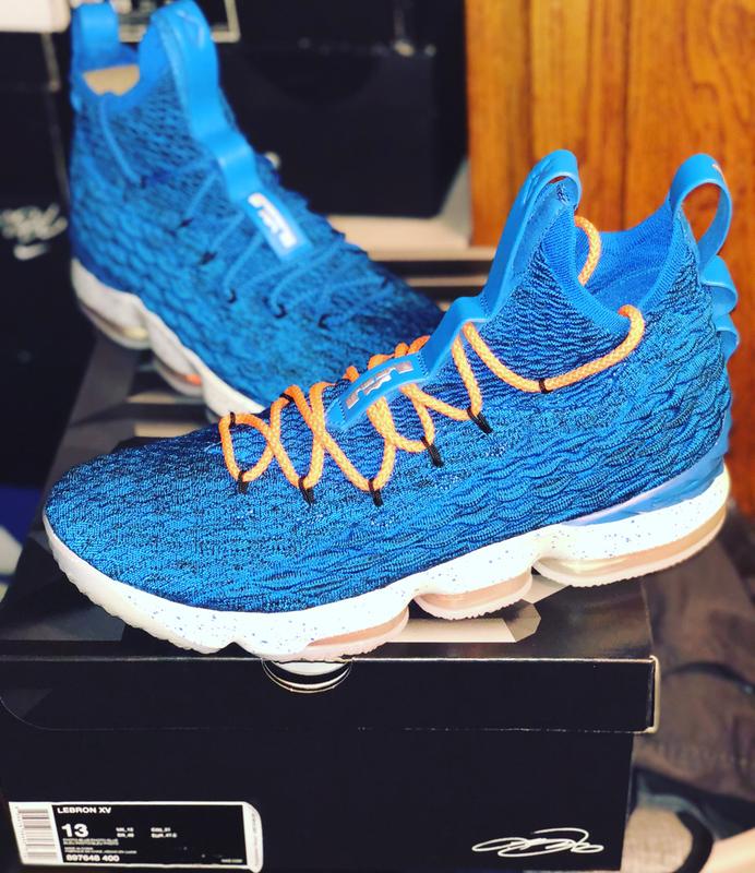 lebron 15s blue