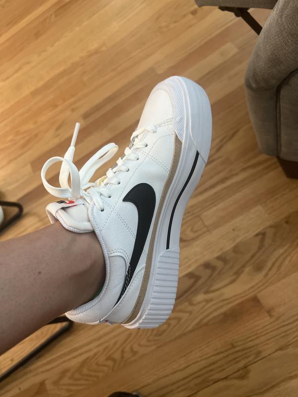 ■Nike■ Court Legacy Lift W White Hemp Team Orange Black DM Nike Court Legacy Lift W - White/Hemp/Team Orange/Black