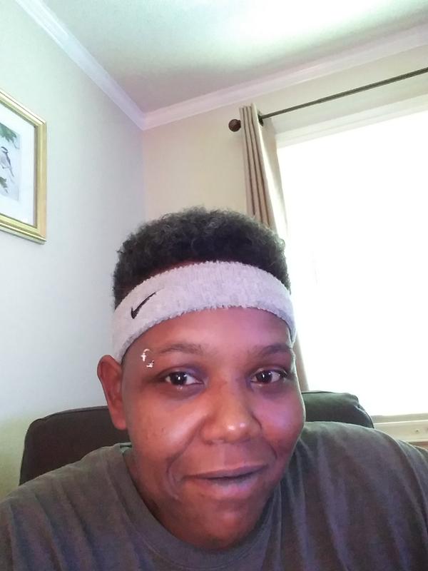 nike swoosh headband black