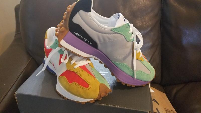 womens new balance 327 multicolor