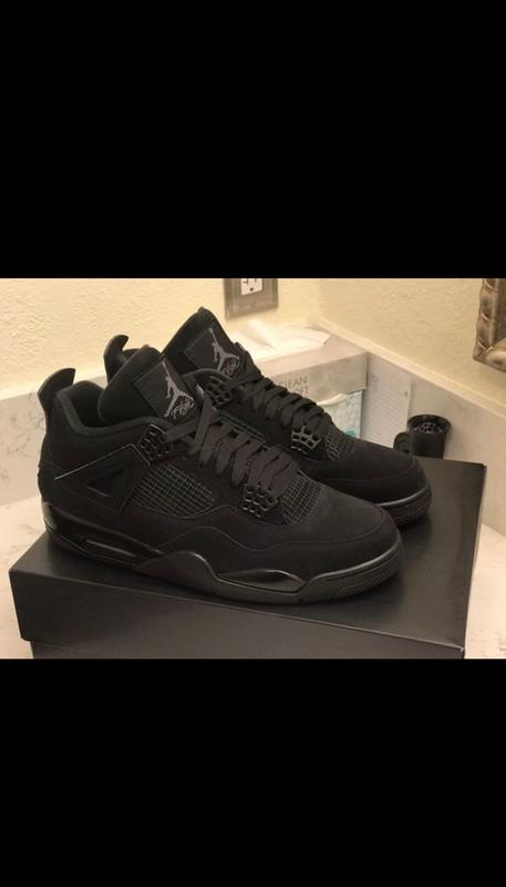 air jordan 4 retro black cat sports mens sneakers