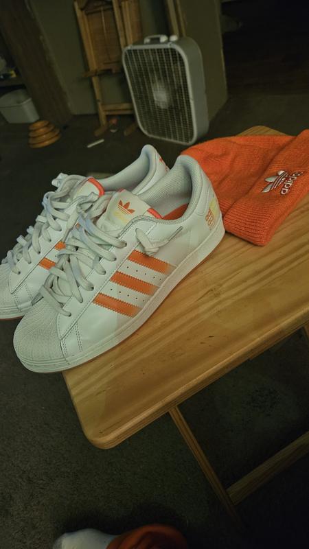 Superstar orange outlet stripes