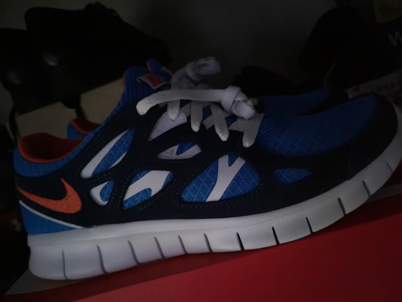 Nike Free Run 2 Light Photo Blue Orange