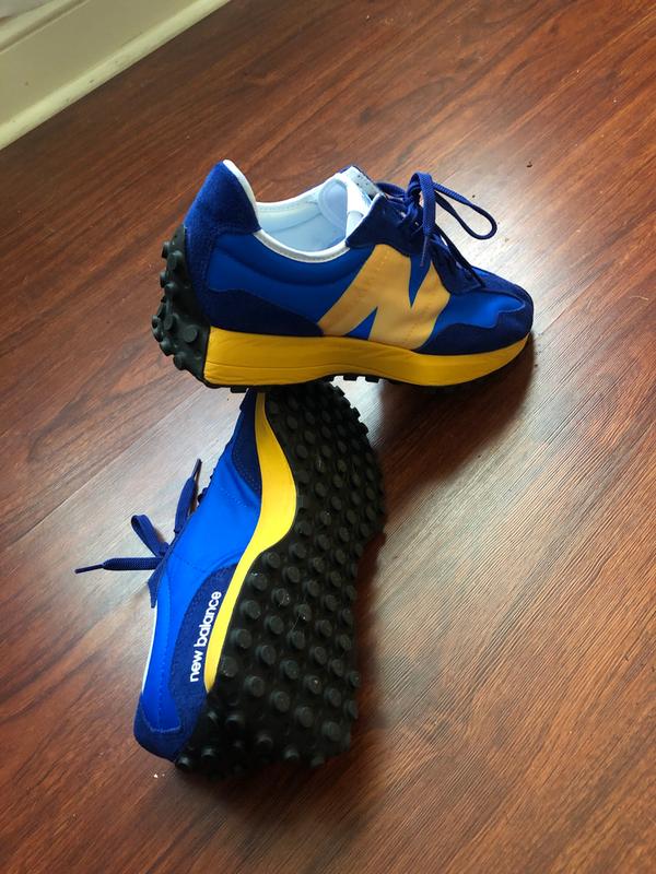 new balance 327 blue yellow