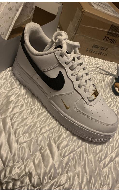 air force 1 07 white black gold