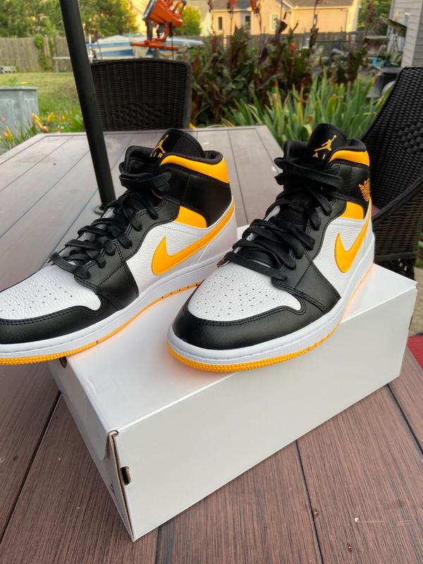 womens jordan 1 mid laser orange