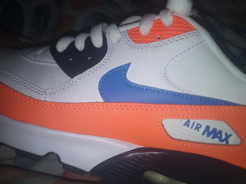 air max white blue orange