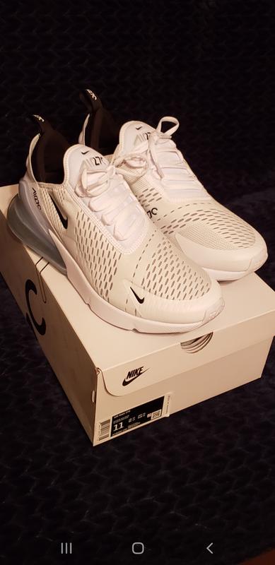 nike air max 270 all white mens