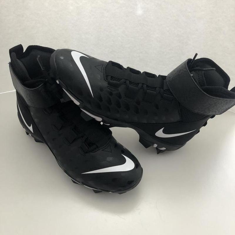 Nike Force Savage Shark 2 Black White Men s Football Cleat Hibbett