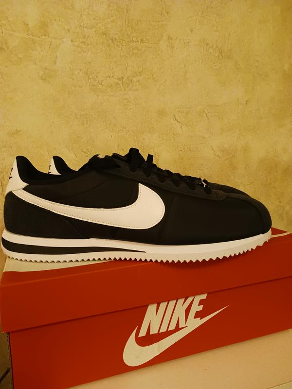 Nike Cortez TXT Men's Shoe Black/White | Hibbett