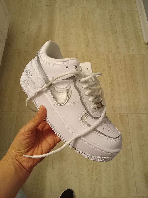 Air force 1 blanche shadow hot sale