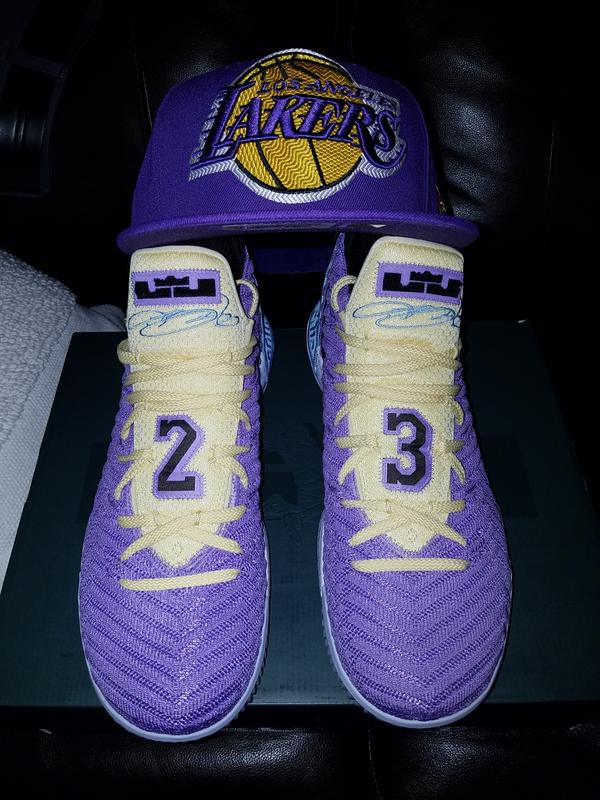 lebron 16 purple and yellow