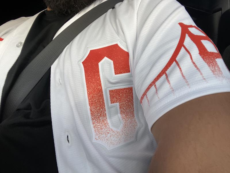 Men's San Francisco Giants Nike White City Connect Authentic Jersey