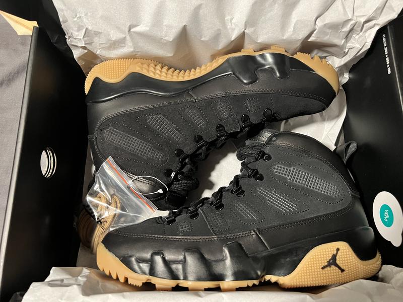 Jordan 9 cheap boots black gum