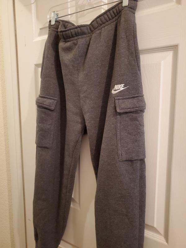Nike Men's Sportswear Club Fleece Cargo Pants - Charcoal - Hibbett