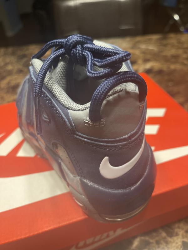 Nike Air More Uptempo COOL GREY NAVY Standing Sneaker Putter 