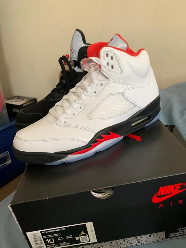 jordan 5 fire red hibbett sports