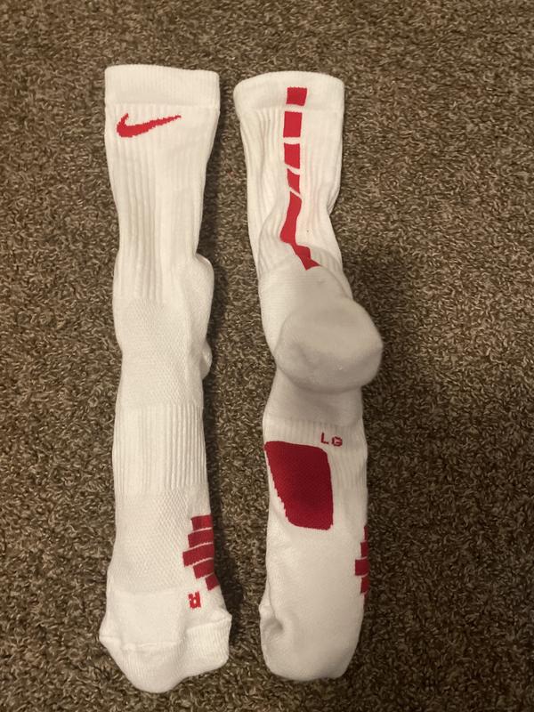 Nike Calcetines Elite Versatility Mid (103/white/university red)