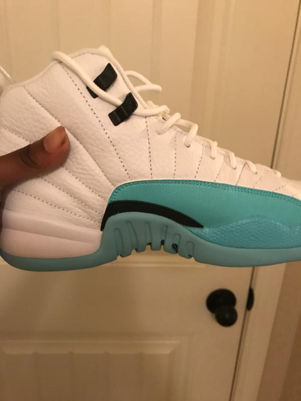 jordan 12 gs light aqua