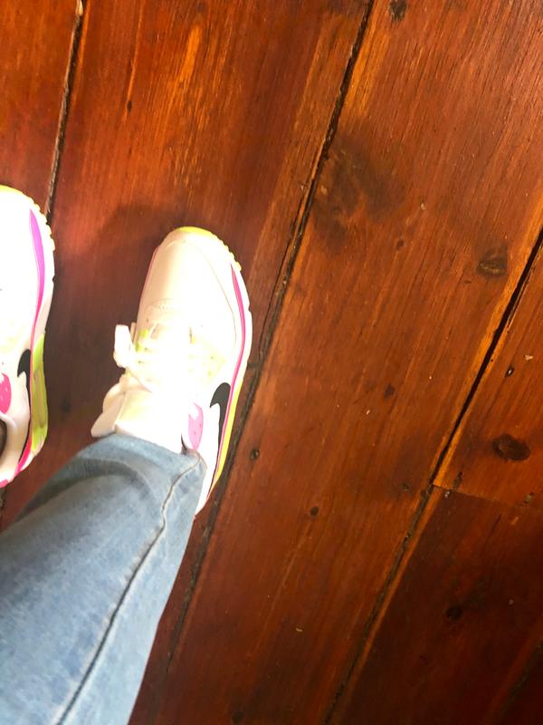 air max 90 white pink green