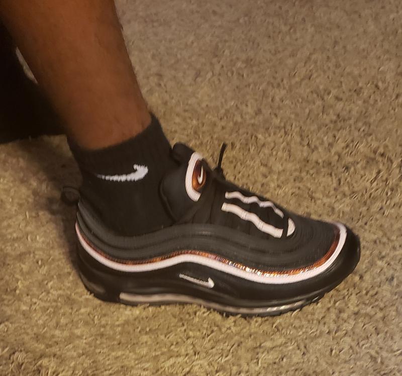 nike air max 97 barely rose black