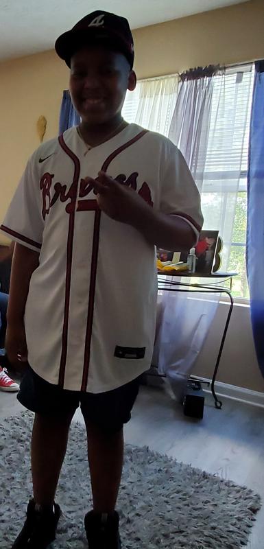 Nike Youth Atlanta Braves Ronald Acuna Jr. Replica MLB Jersey - Hibbett