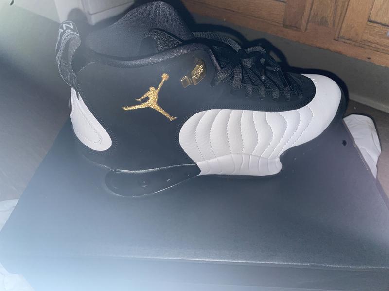 Jordan jumpman pro on sale black and gold