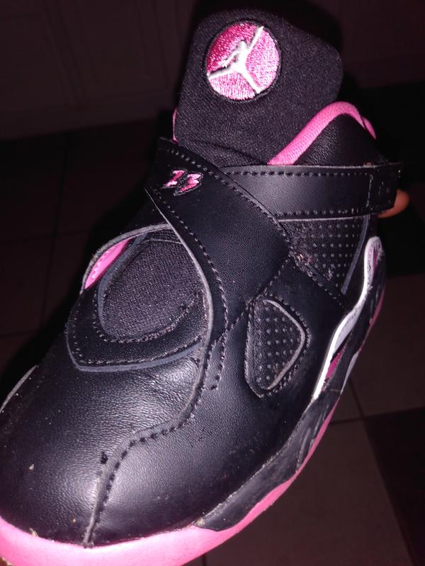 black and purple 8s